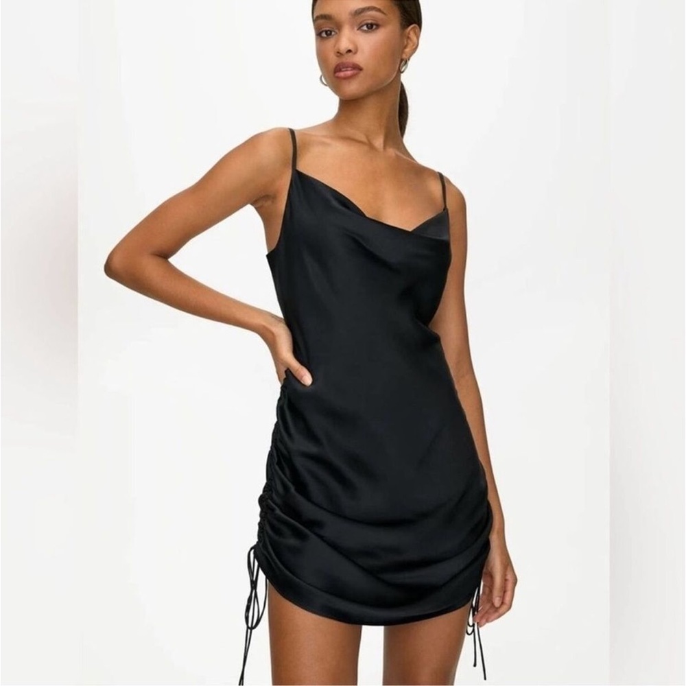 Wildfred only ruched slip dress